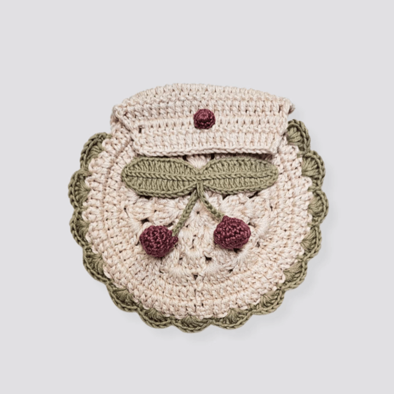 Crochet Cherries Purse by Little Cotton Clothes - Maude Kids Decor