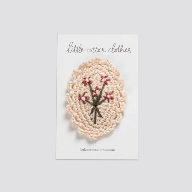 Crochet Hair Clip Bunch of Flowers | Cream by Little Cotton Clothes - Maude Kids Decor