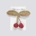 Crochet Hair Clip Cherries by Little Cotton Clothes - Maude Kids Decor