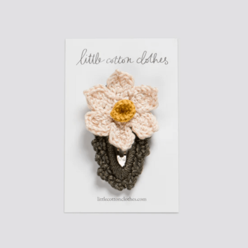 Crochet Hair Clip Daffodil by Little Cotton Clothes - Maude Kids Decor