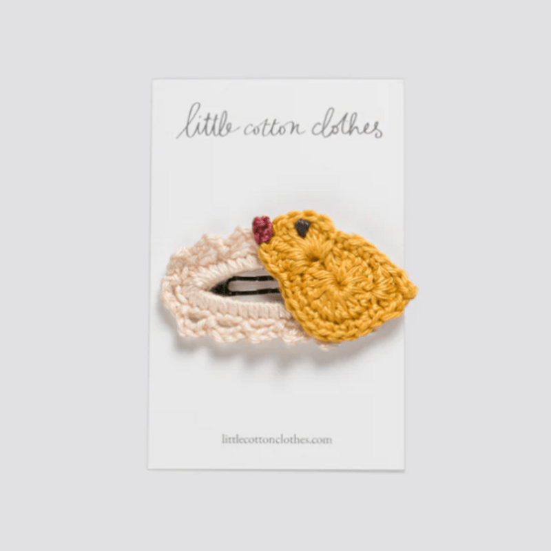 Crochet Hair Clip Little Chick by Little Cotton Clothes - Maude Kids Decor