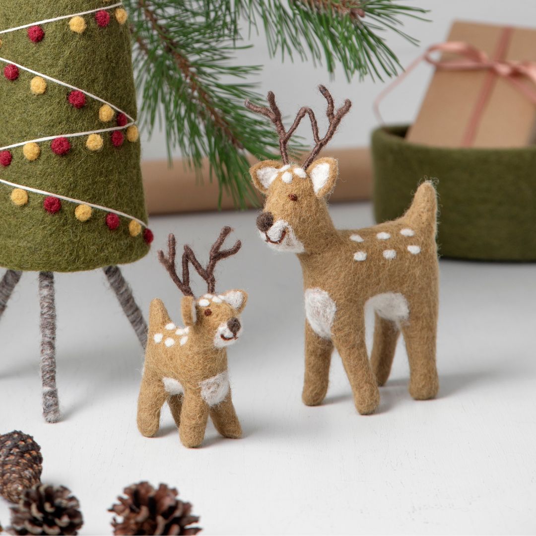 Cute Brown Deer by Én Gry & Sif - Maude Kids Decor