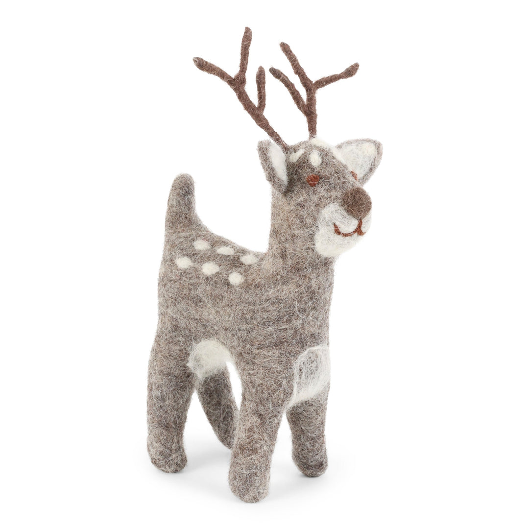 Cute Grey Deer by Én Gry &amp; Sif - Maude Kids Decor