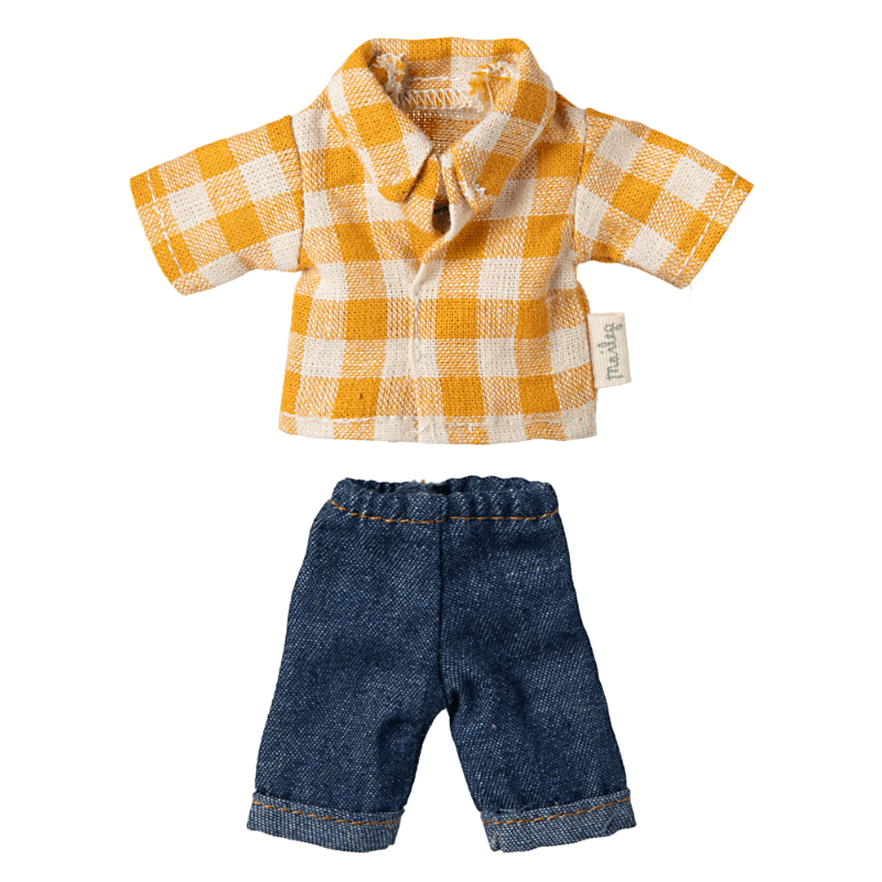 Dad Mouse in Checked Shirt by Maileg - Maude Kids Decor