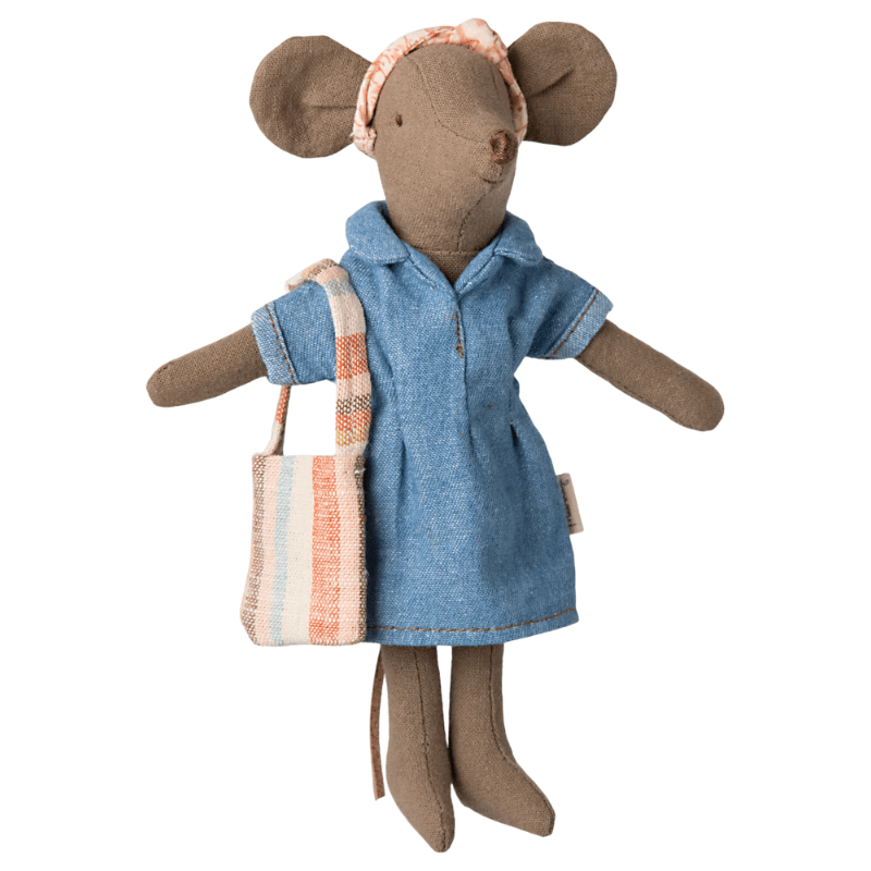 Denim Dress and Bag for Mum Mouse by Maileg - Maude Kids Decor