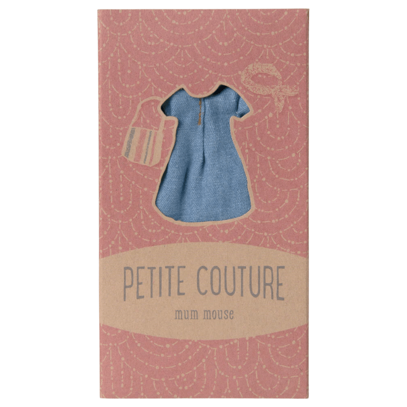 Denim Dress and Bag for Mum Mouse by Maileg - Maude Kids Decor
