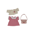 Dinkum Doll Cherry Gingham Outfit Set by Olliella - Maude Kids Decor