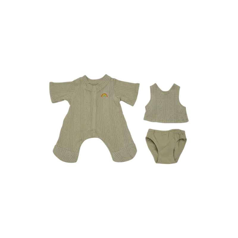 Dinkum Doll Pointelle PJ's by Olliella - Maude Kids Decor