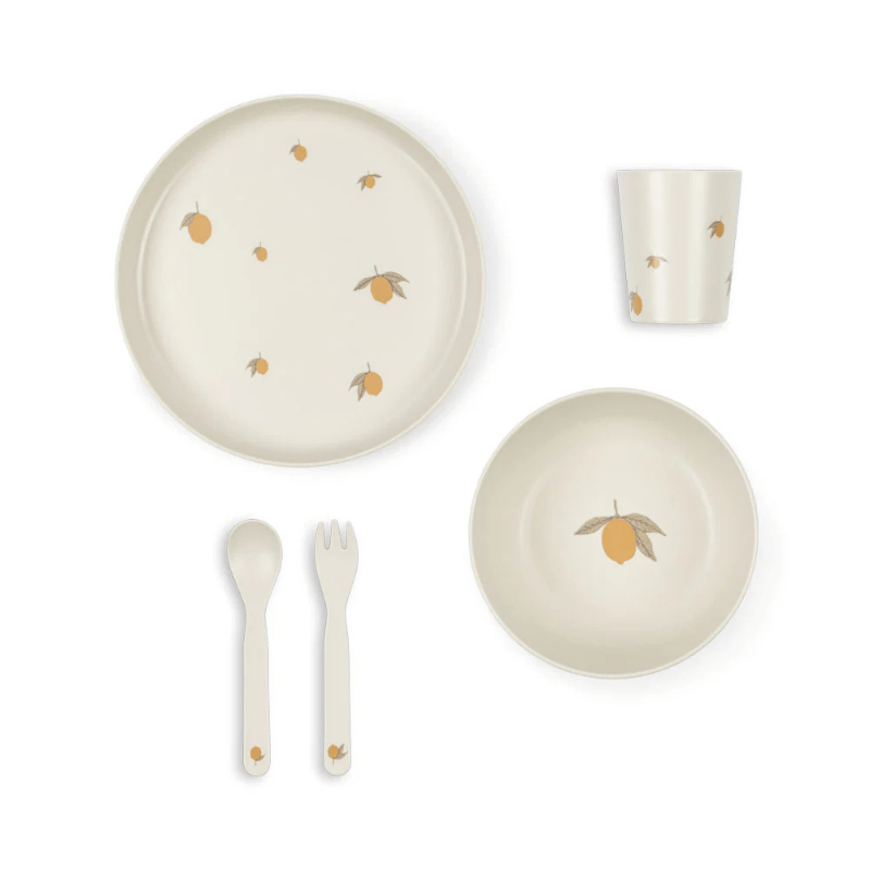 Dinner Set | Lemon by Konges Slojd - Maude Kids Decor