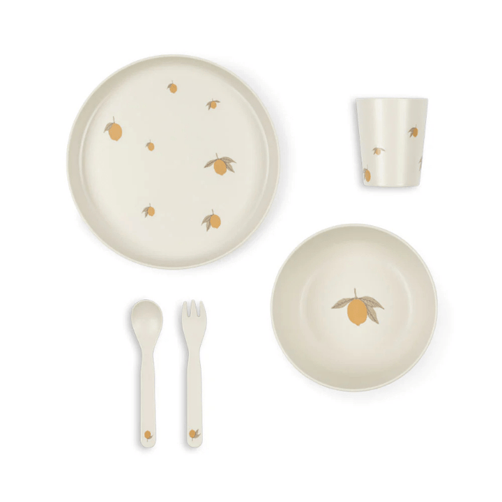 Dinner Set | Lemon by Konges Slojd - Maude Kids Decor