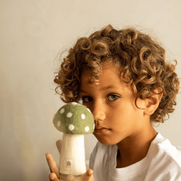 Dotty Felt Mushroom by Muskhane - Maude Kids Decor