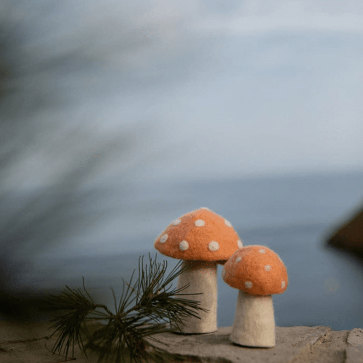 Dotty Felt Mushroom by Muskhane - Maude Kids Decor
