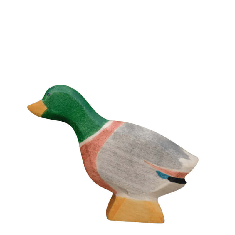 Duck Wooden Figurine | Male Stretched by HolzWald - Maude Kids Decor