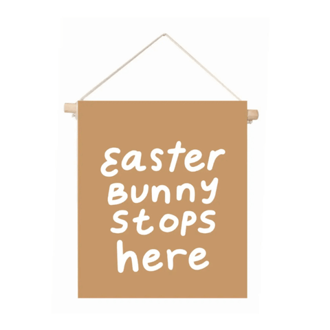 Easter Bunny Stops Here Hang Sign by Imani Collective - Maude Kids Decor