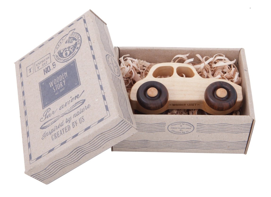 Eco-Friendly Wooden Toy Car by Wooden Story - Maude Kids Decor