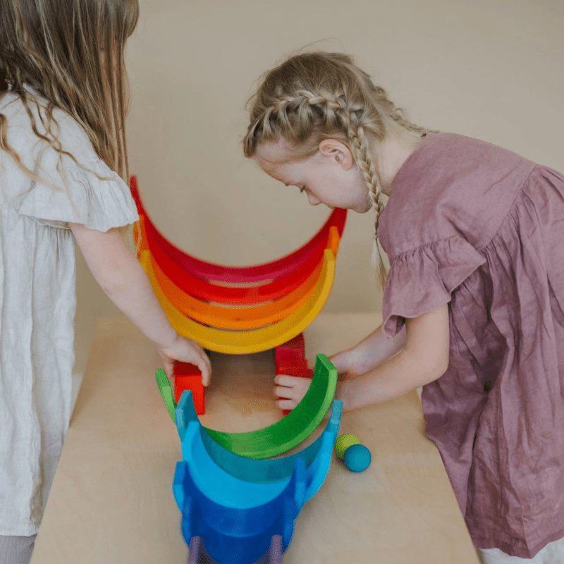 Element Rainbow Large (12 pcs) by Grimms Spiel und Holz Design - Maude Kids Decor
