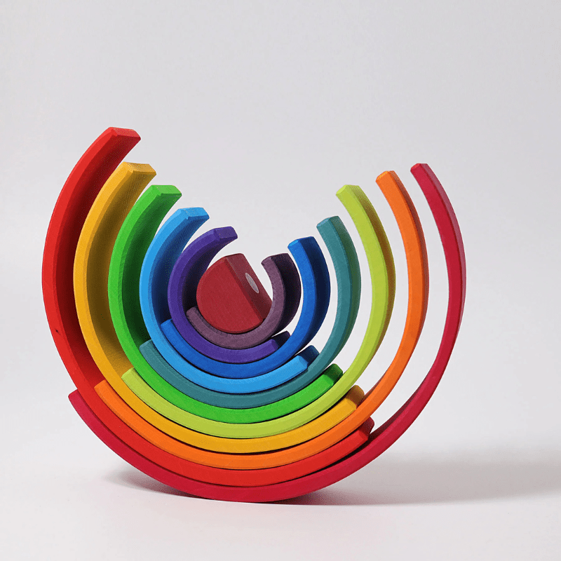 Element Rainbow Large (12 pcs) by Grimms Spiel und Holz Design - Maude Kids Decor