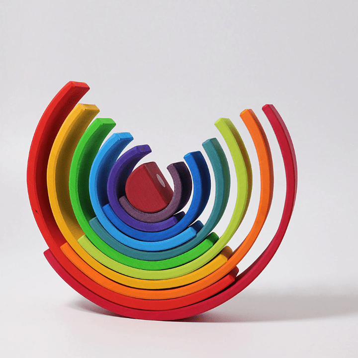 Element Rainbow Large (12 pcs) by Grimms Spiel und Holz Design - Maude Kids Decor