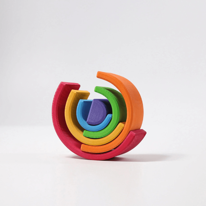 Element Rainbow Medium (6 pcs) by Grimms Spiel und Holz Design - Maude Kids Decor