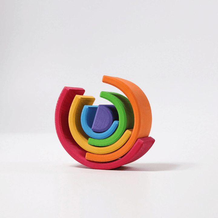 Element Rainbow Medium (6 pcs) by Grimms Spiel und Holz Design - Maude Kids Decor