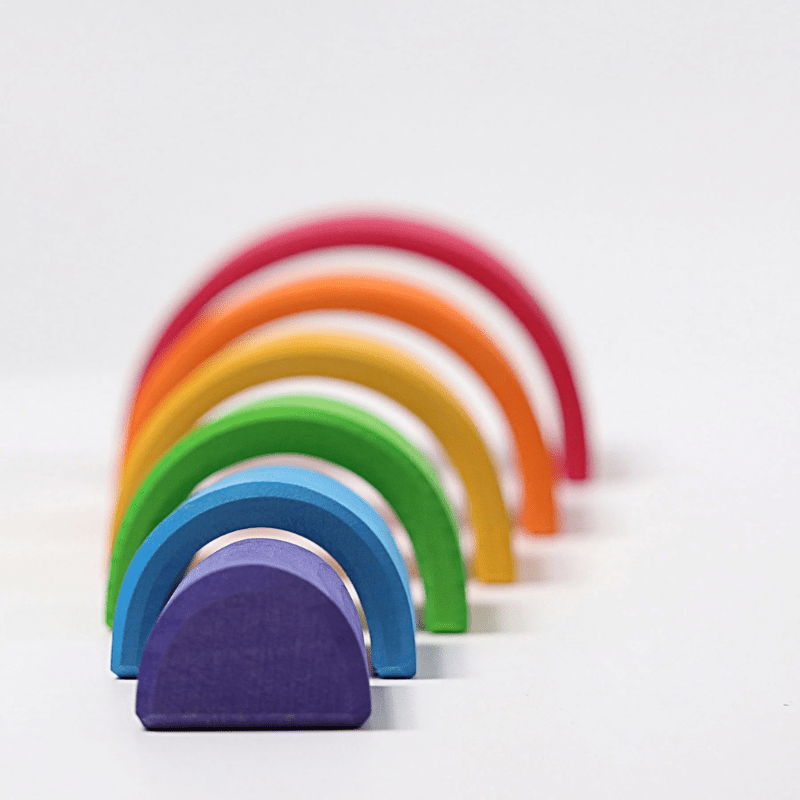 Element Rainbow Medium (6 pcs) by Grimms Spiel und Holz Design - Maude Kids Decor