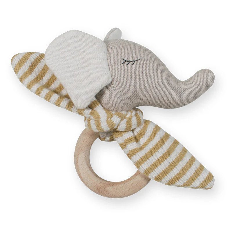 Elephant teething ring discount