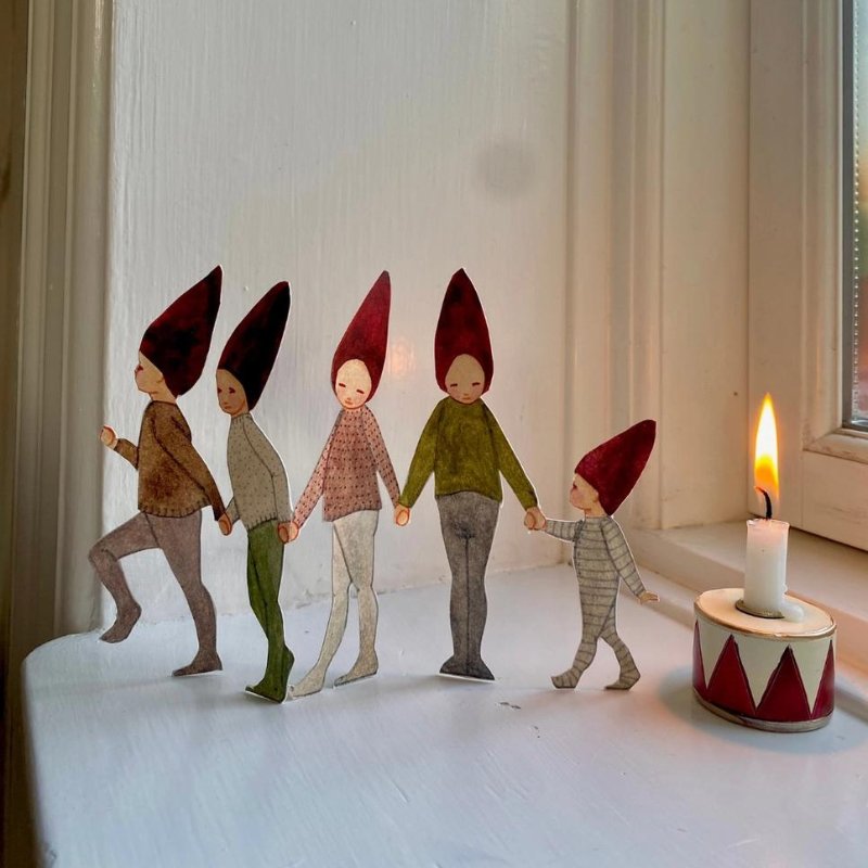 Elf's Hallway Cut - Out Decoration by Tall Hat Tales - Maude Kids Decor