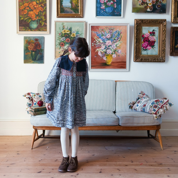 Elizabeth Dress | Barley Floral by Little Cotton Clothes - Maude Kids Decor