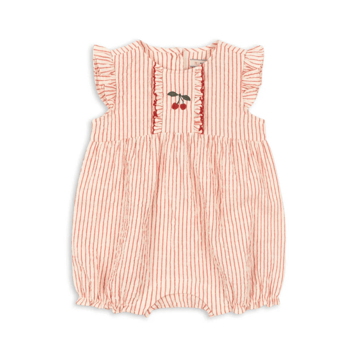 Ellie Frill Romper | Amour Stripe by Konges Sløjd - Maude Kids Decor