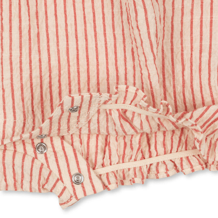 Ellie Frill Romper | Amour Stripe by Konges Sløjd - Maude Kids Decor