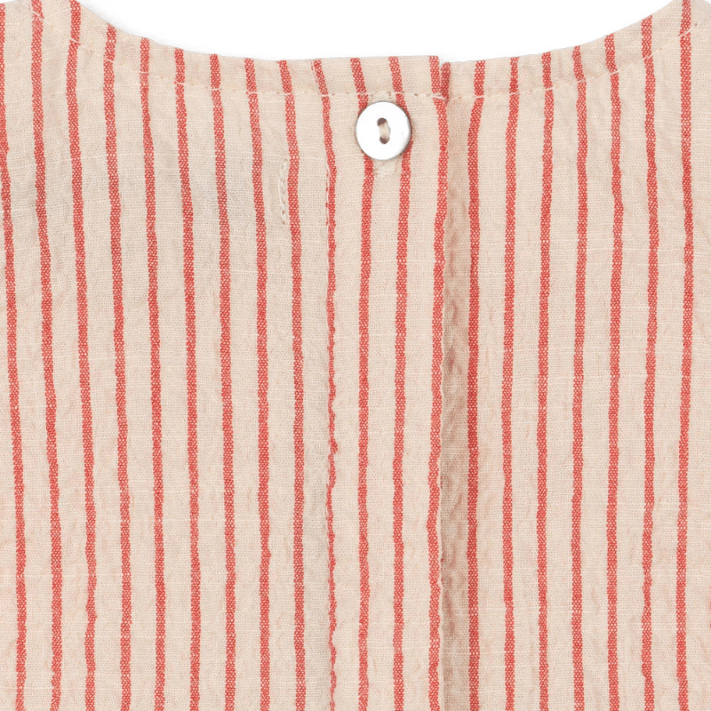 Ellie Frill Romper | Amour Stripe by Konges Sløjd - Maude Kids Decor
