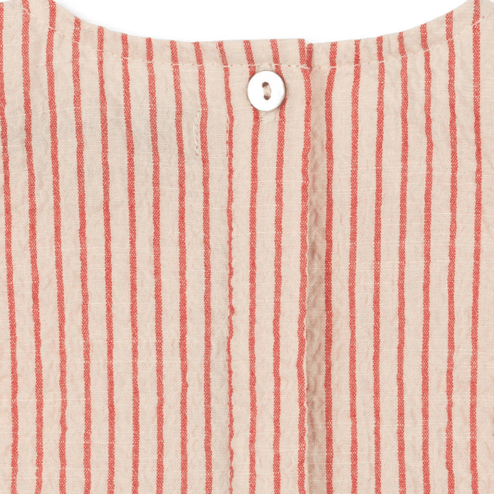 Ellie Frill Romper | Amour Stripe by Konges Sløjd - Maude Kids Decor
