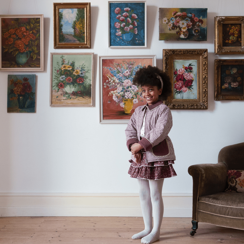 Elsie Jacket | Sugarplum Check by Little Cotton Clothes - Maude Kids Decor