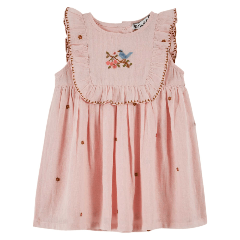 Embroidered Dress | Macaron by Émile et Ida - Maude Kids Decor