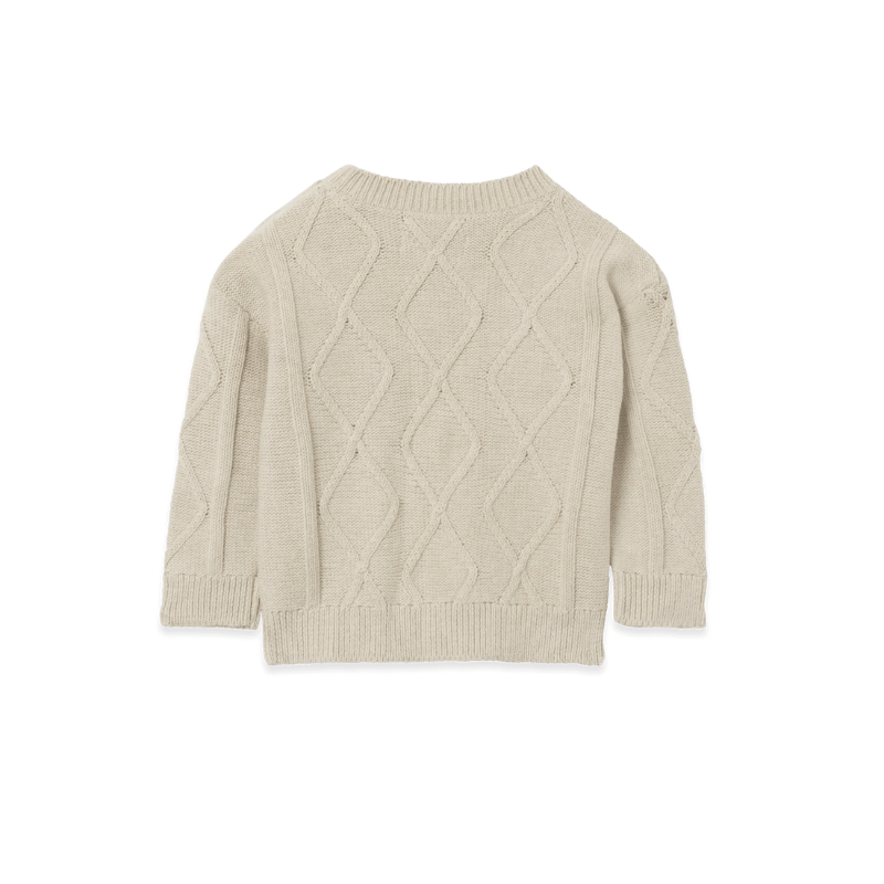 Embroidery Knit Sweater | Oat by Garbo &amp; Friends - Maude Kids Decor