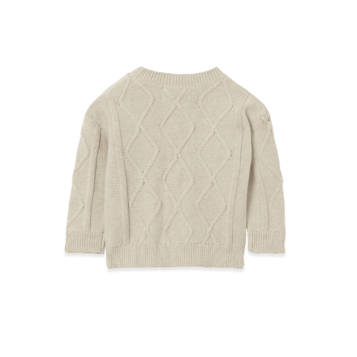 Embroidery Knit Sweater | Oat by Garbo &amp; Friends - Maude Kids Decor