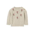 Embroidery Knit Sweater | Oat by Garbo & Friends - Maude Kids Decor