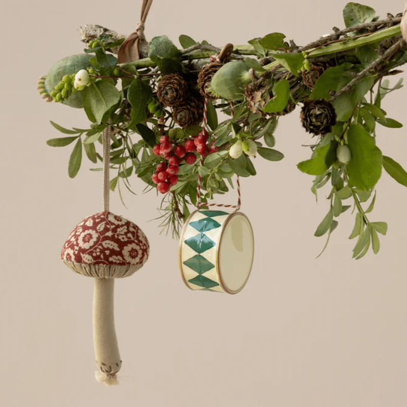 Fabric Mushroom Ornament by Maileg - Maude Kids Decor