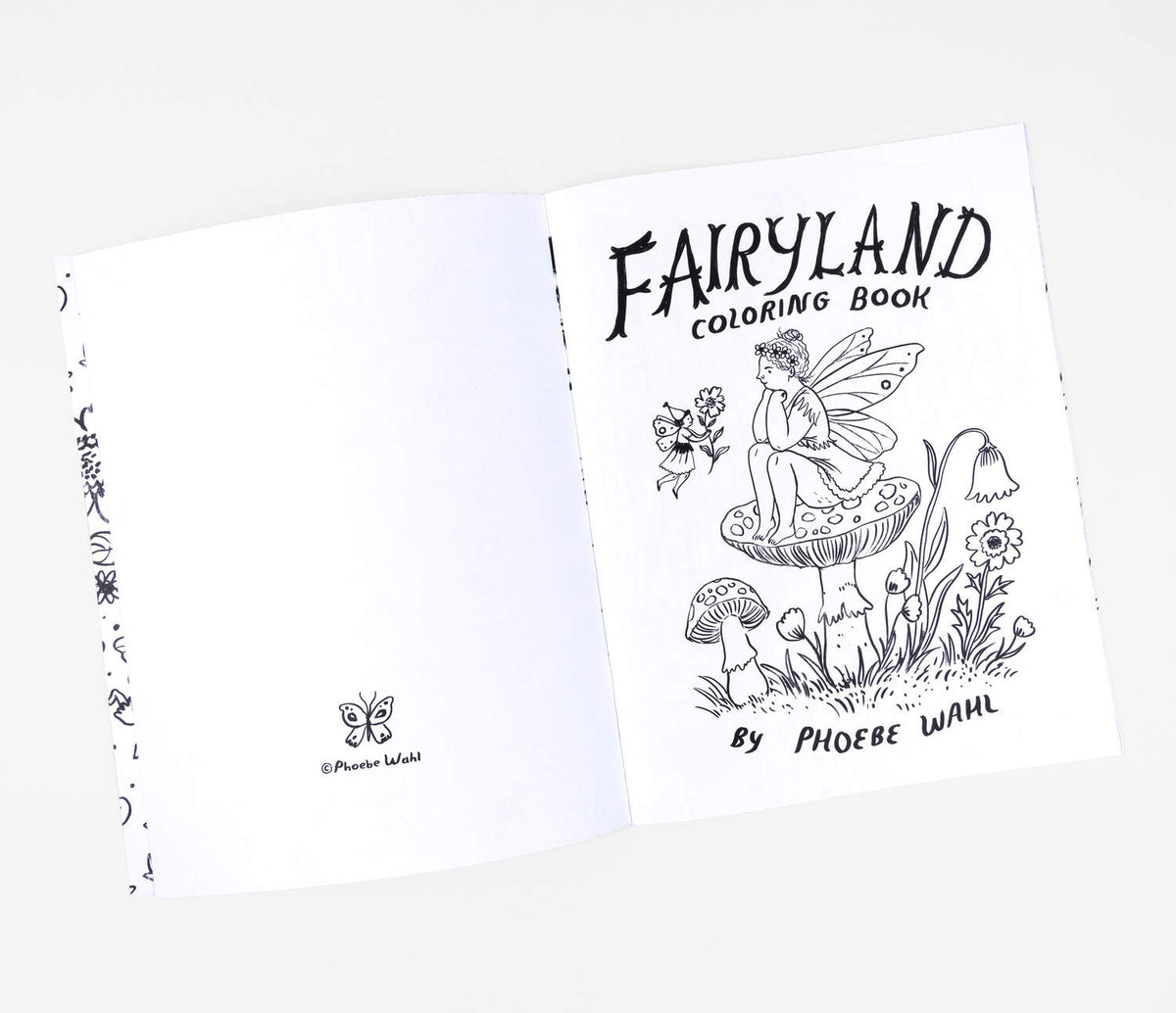 Fairyland Colouring Book by Phoebe Wahl - Maude Kids Decor
