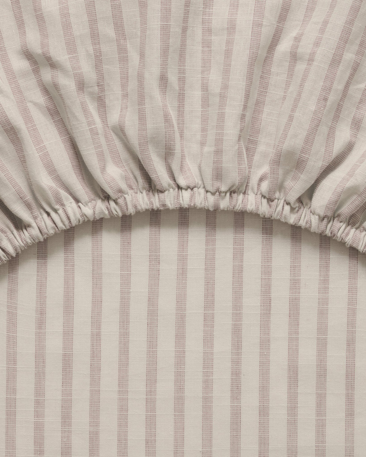 Fitted Crib Sheet | Stripe Mauve by Garbo & Friends - Maude Kids Decor