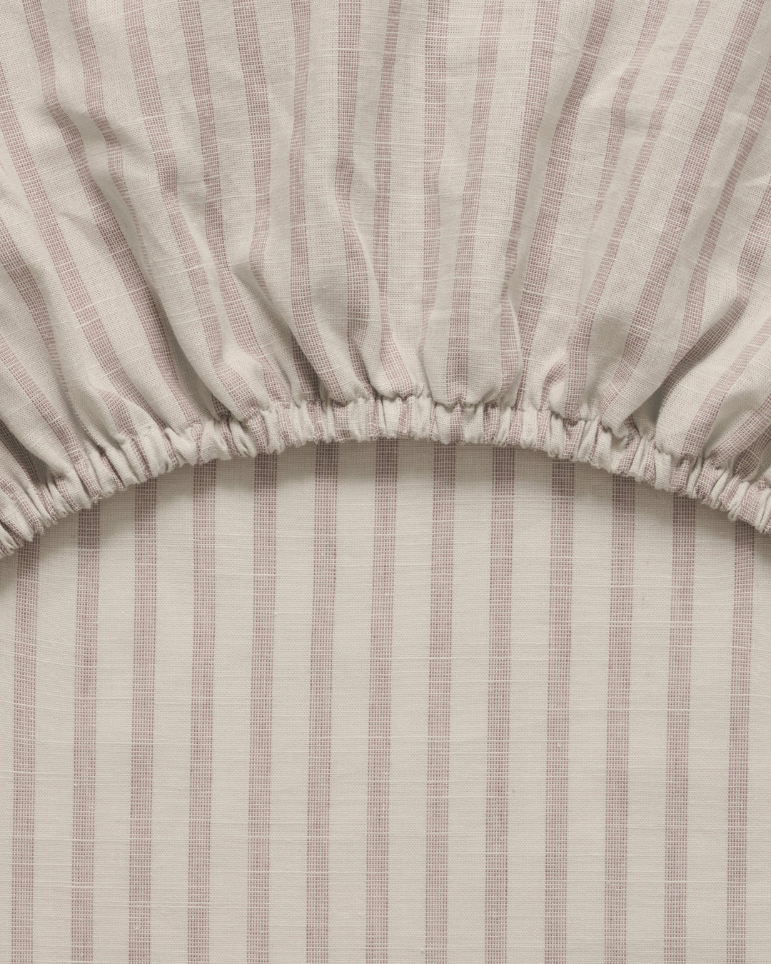 Fitted Single Sheet | Stripe Mauve by Garbo &amp; Friends - Maude Kids Decor