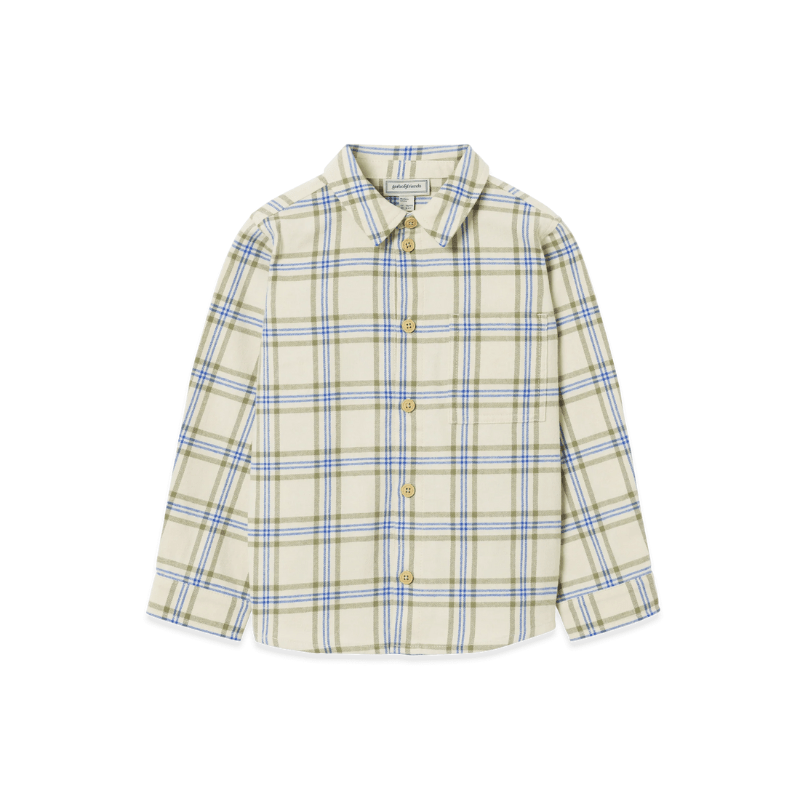 Flannel Long Sleeve Shirt | Heritage Checks by Garbo & Friends - Maude Kids Decor