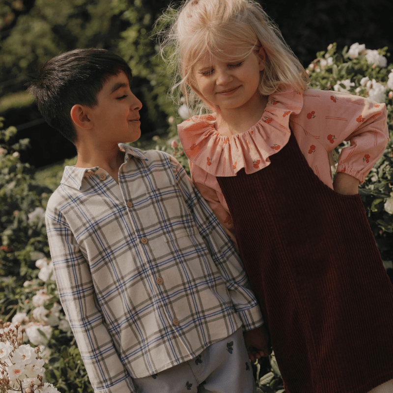 Flannel Long Sleeve Shirt | Heritage Checks by Garbo &amp; Friends - Maude Kids Decor