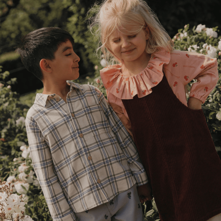 Flannel Long Sleeve Shirt | Heritage Checks by Garbo &amp; Friends - Maude Kids Decor