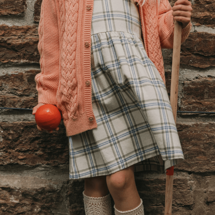 Flannel Long Sleeved Dress | Heritage Checks by Garbo &amp; Friends - Maude Kids Decor