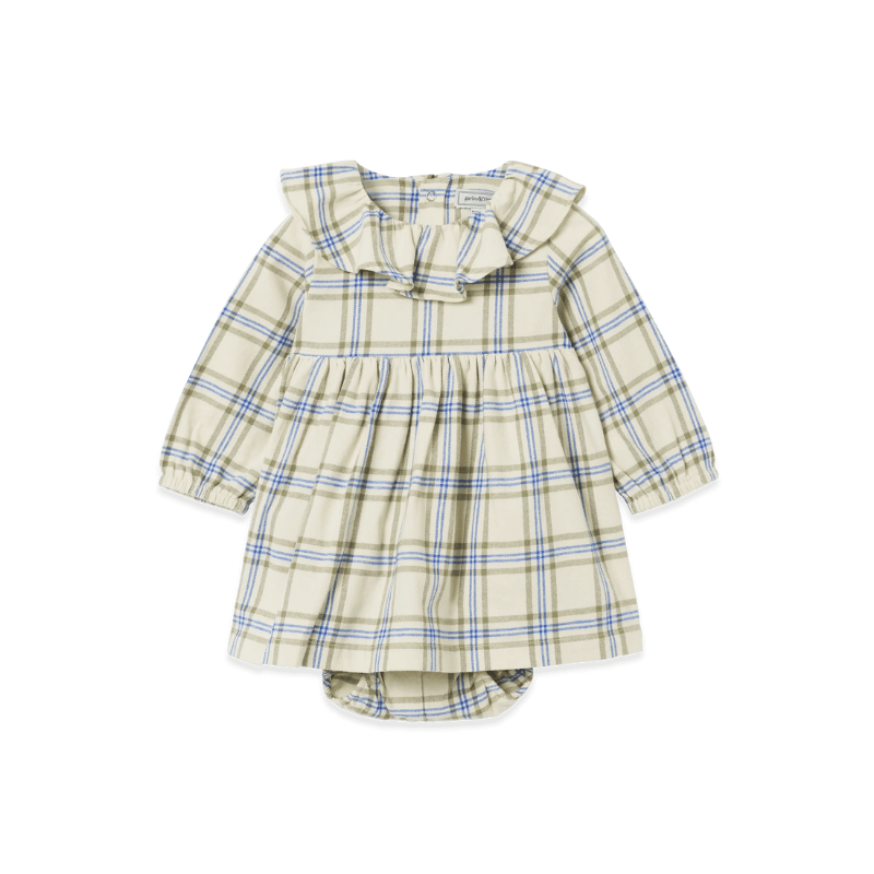 Flannel Romper Dress | Heritage Checks by Garbo & Friends - Maude Kids Decor
