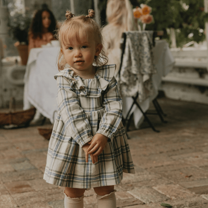 Flannel Romper Dress | Heritage Checks by Garbo &amp; Friends - Maude Kids Decor