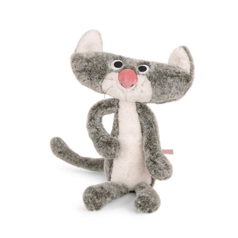 Flat Cat Soft Toy | L'ecole des loisirs by Moulin Roty - Maude Kids Decor