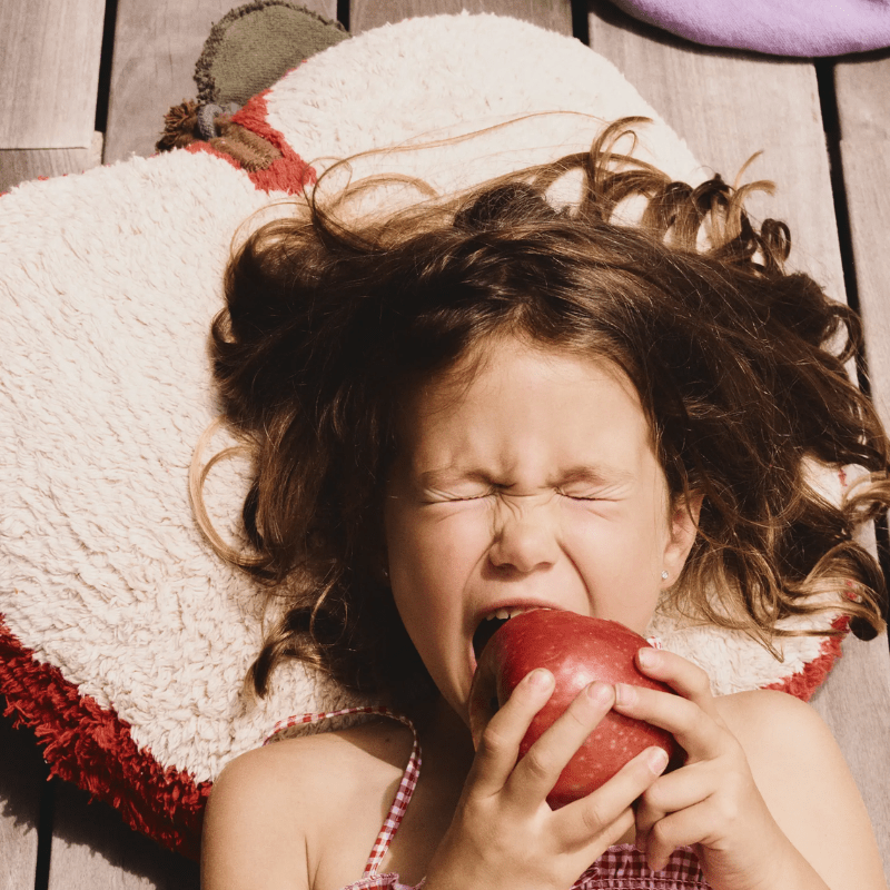 Floor Cushion Apple by Lorena Canals - Maude Kids Decor