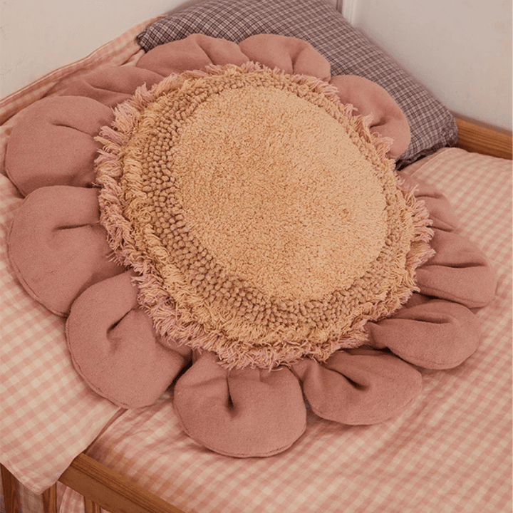 Floor Cushion Pink Daisy by Lorena Canals - Maude Kids Decor